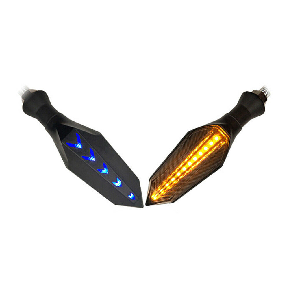 Señal de giro LED de colores con forma de flecha
