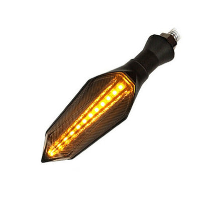 Señal de giro LED de colores con forma de flecha