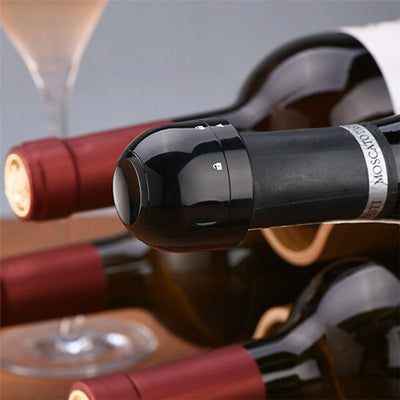 Tapón de silicona para botella de vino tinto