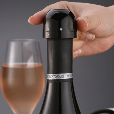 Tapón de silicona para botella de vino tinto
