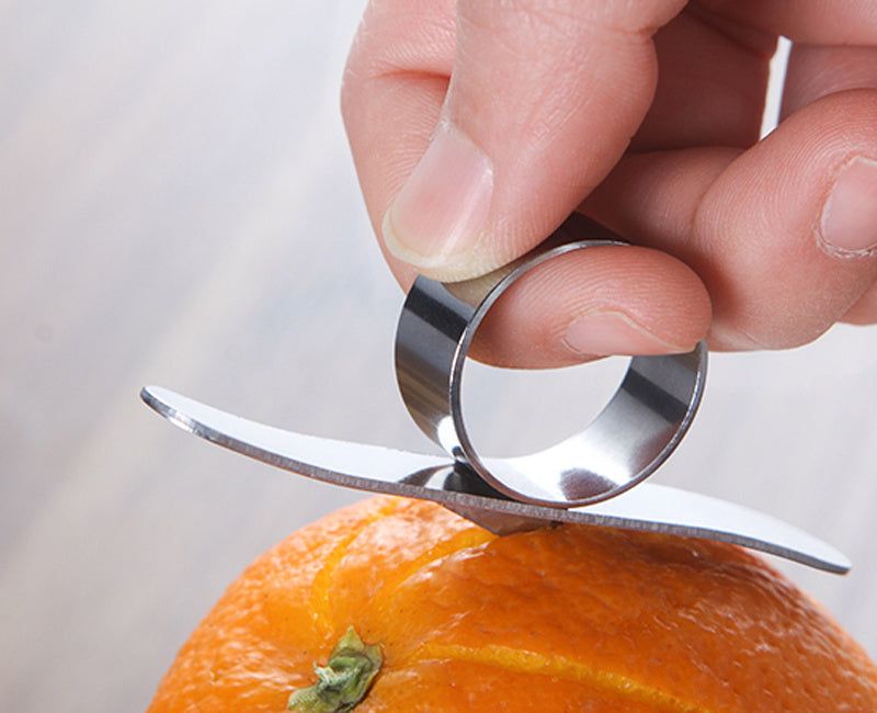 Anillo pelador de acero inoxidable, utensilios de cocina