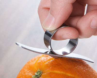 Anillo pelador de acero inoxidable, utensilios de cocina