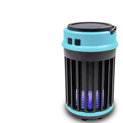 Repelente de mosquitos con iluminación LED recargable solar