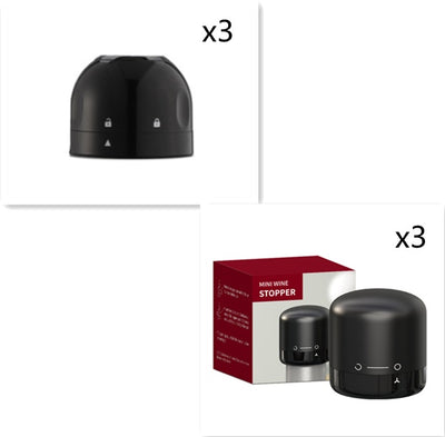 Tapón de silicona para botella de vino tinto