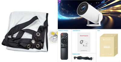 Proyector profesional HY300, proyector portátil pequeño para entretenimiento en casa y cine en casa