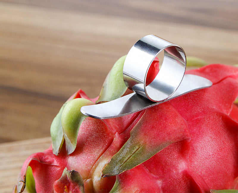 Anillo pelador de acero inoxidable, utensilios de cocina