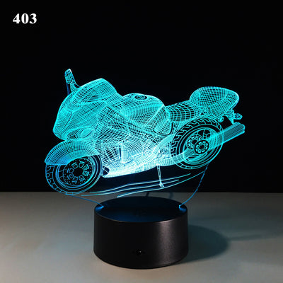 Lámpara de motocicleta para oficina