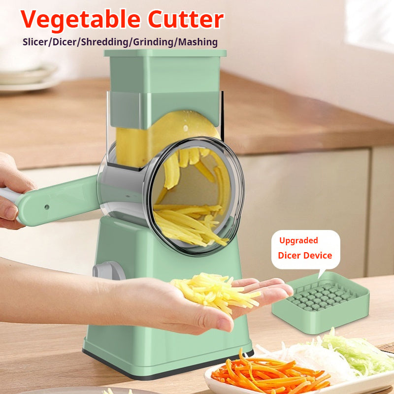 Cortador de verduras de cocina blanco