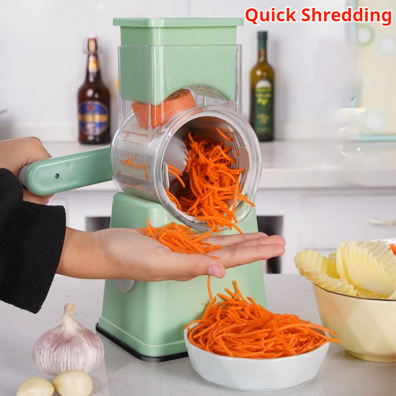 Cortador de verduras de cocina blanco