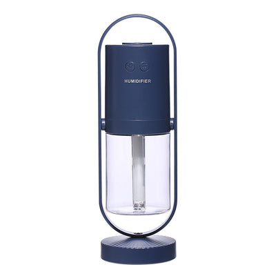 Humidificador portátil de luz colorida de 200 ml, recargable por USB, para coche.