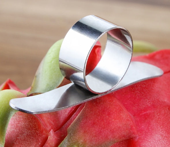 Anillo pelador de acero inoxidable, utensilios de cocina