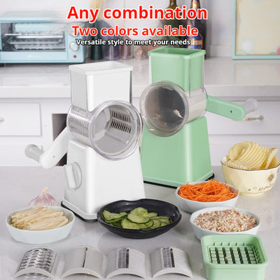 Cortador de verduras de cocina blanco