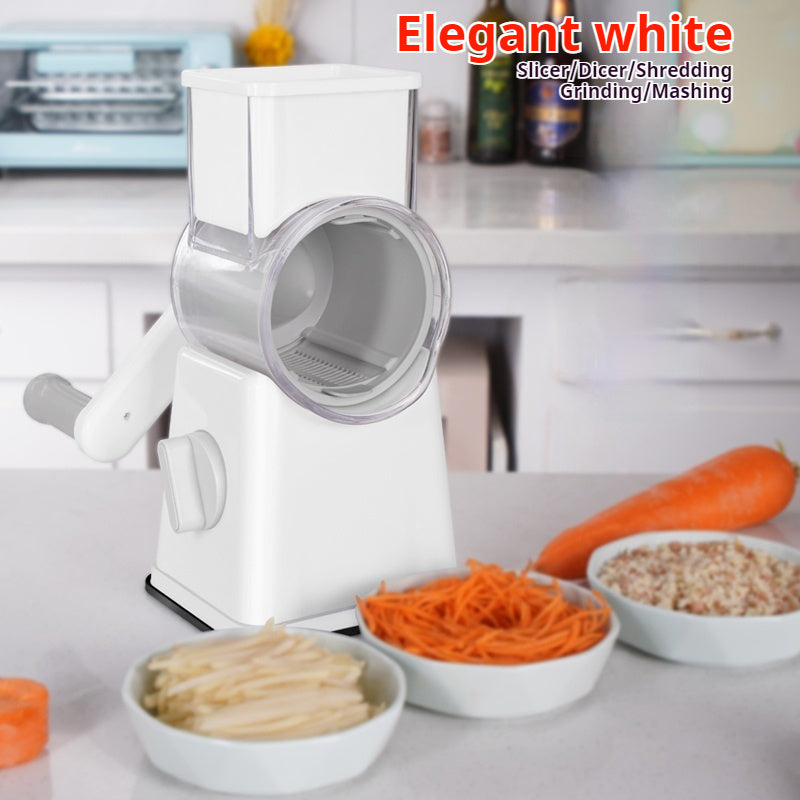 Cortador de verduras de cocina blanco