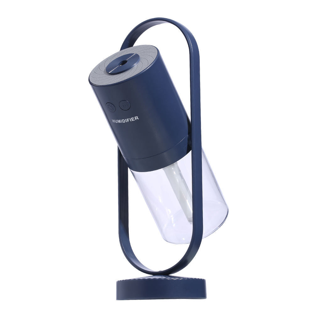 Humidificador portátil de luz colorida de 200 ml, recargable por USB, para coche.