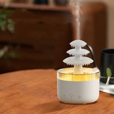 Humidificador de aire Cloud Rain con aceites esenciales