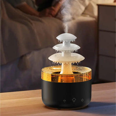 Humidificador de aire Cloud Rain con aceites esenciales